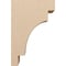 Ekena Millwork 9"W x 18"D x 27"H Classic Mediterranean Rough Cedar Woodgrain TimberThane Corbel, Primed Tan CORUR09X18X27MEDRCPR - alternate 3